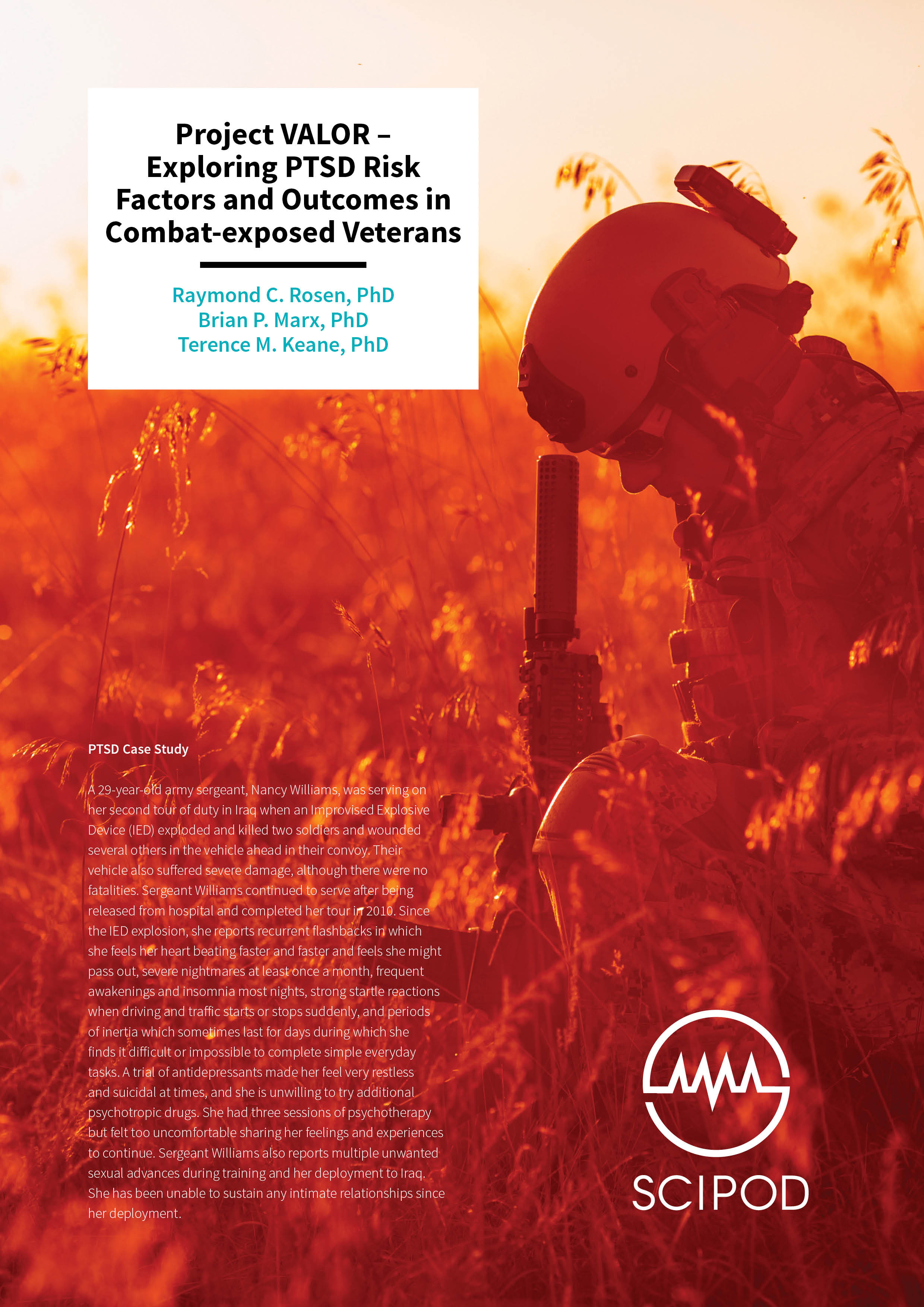 Project VALOR – Exploring PTSD Risk Factors and Outcomes in Combat-exposed Veterans