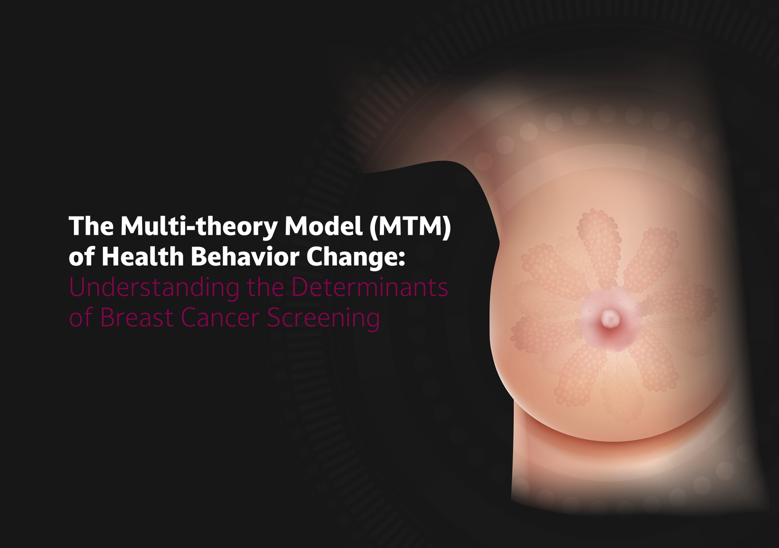 Professor Manoj Sharma | The Multi-theory Model (MTM) of Health Behavior Change: Understanding the Determinants of Breast Cancer Screening